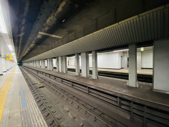 春日野道駅 阪神電鉄 日本一狭いホーム