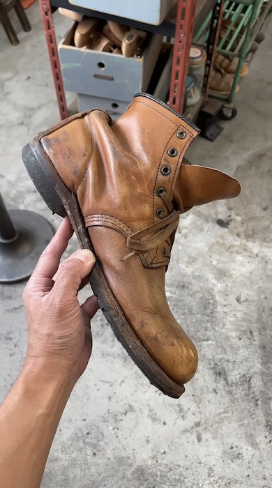 ショートブーツの修理とメンテナンス