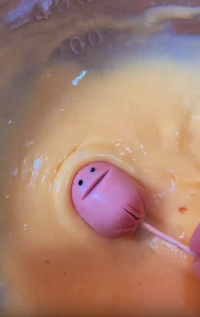 キャラ弁 ソーセー人 ウインナー