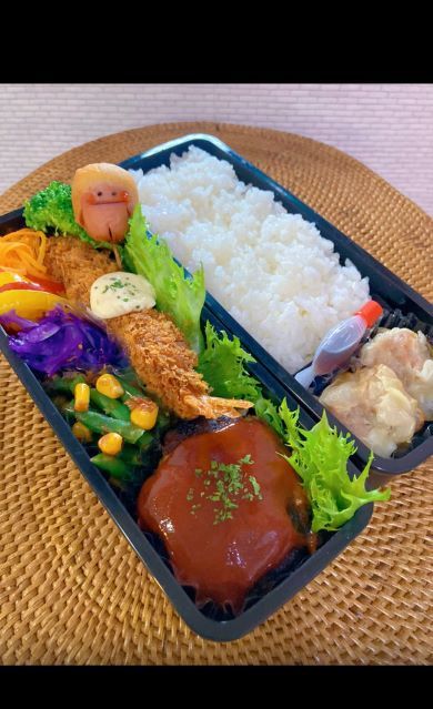 キャラ弁 ソーセー人 ウインナー