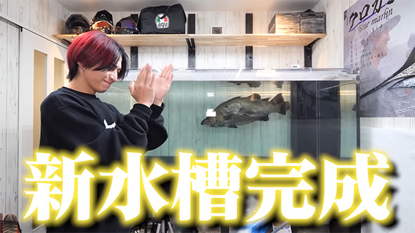 新水槽完成