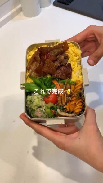 お弁当完成