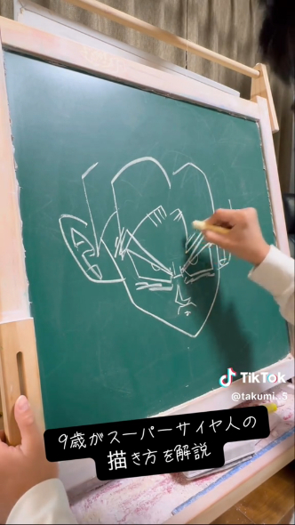 顔のパーツを描きこむ