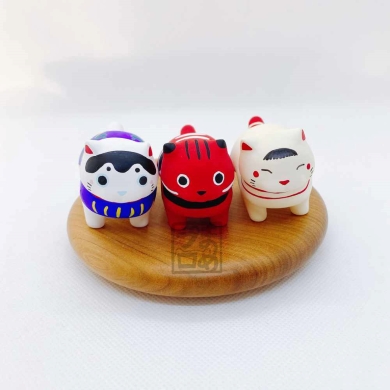 赤べこ風赤ねこ