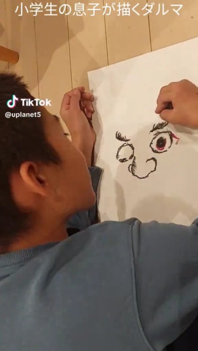 12歳のクレヨンアート