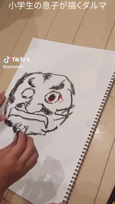 12歳のクレヨンアート