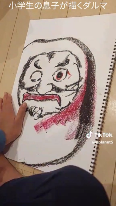 12歳のクレヨンアート