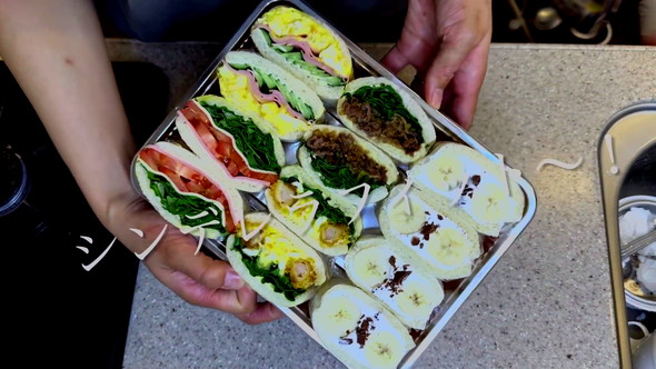 サンドイッチ弁当