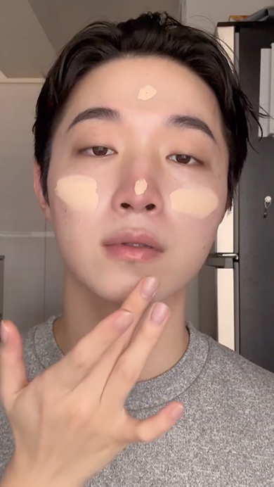 新作コスメでメンズメイク