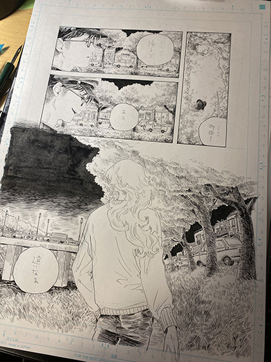 漫画のネームと完成原稿