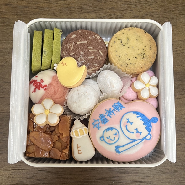 妊娠中の友達にあげたクッキー