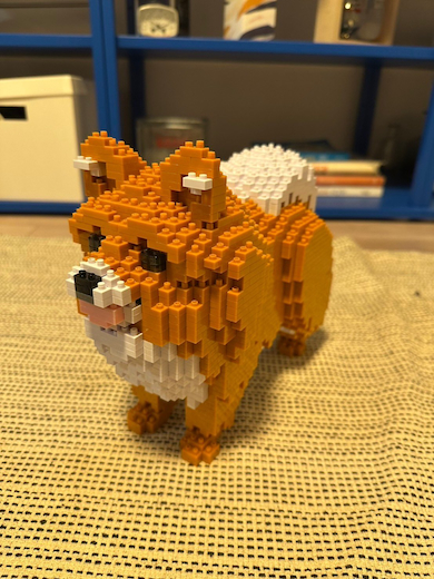 みかんちゃん似の“ポメブロック”