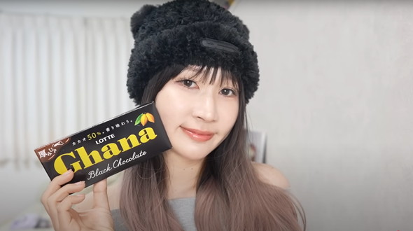 すっぴんからバレンタインメイク