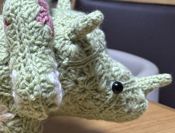 編み物を始めて1カ月の作品