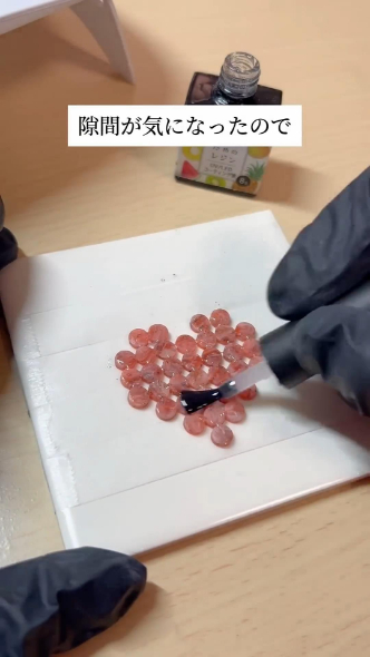 コーティング液を塗る