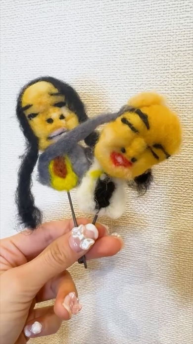 「トム・ブラウン」を羊毛フェルトで作ってみた