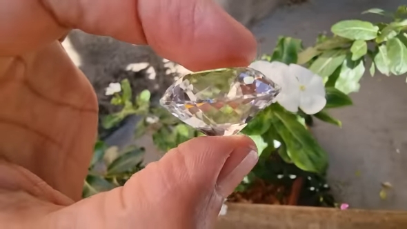 クォーツの磨きあがり