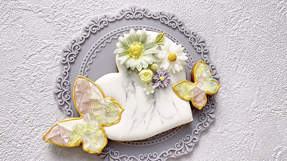 美しすぎるアイシングクッキー