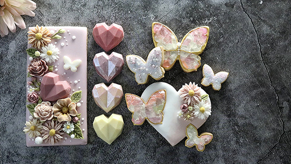 美しすぎるアイシングクッキー