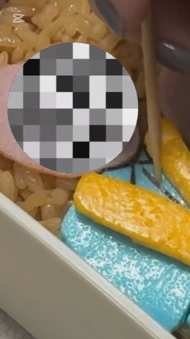 キャラ弁当の制作工程