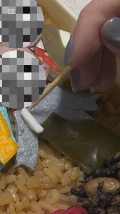 キャラ弁当の制作工程