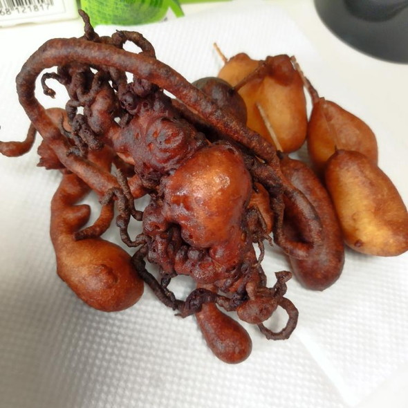 手作りアメリカンドッグ