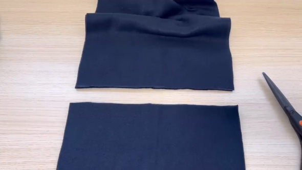 セリア 100均 マフラー リメイク 改造 フリンジ バッグ 作り方