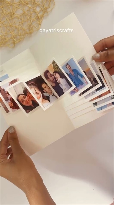 思い出が飛び出す自作ポップアップカード