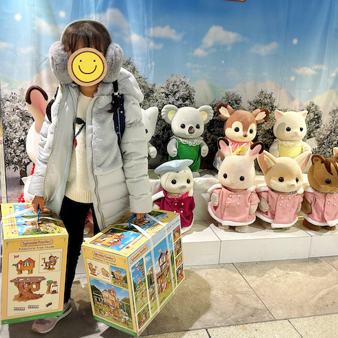 クジでツリーハウスを2つゲットした娘