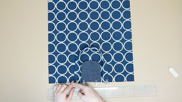 仕切り付きトートバッグの面白い作り方