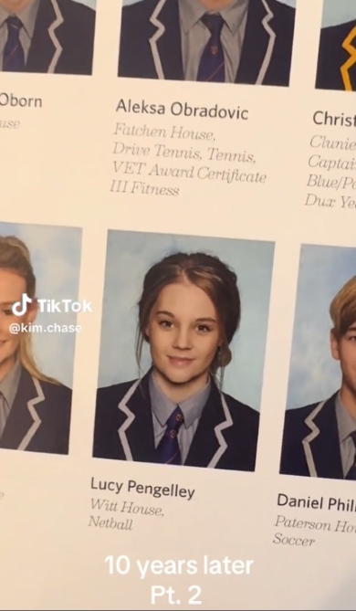 高校時代のルーシー