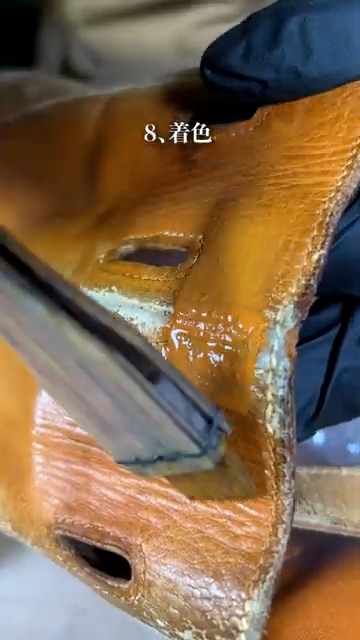 ケリーバッグを塗装