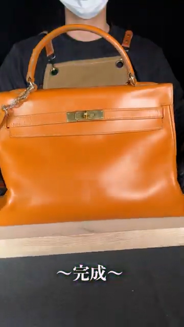 修繕後のケリーバッグ