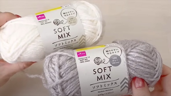 ダイソー毛糸がおしゃれアイテムに