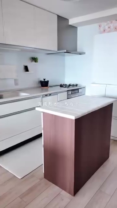 完成したテーブルの画像