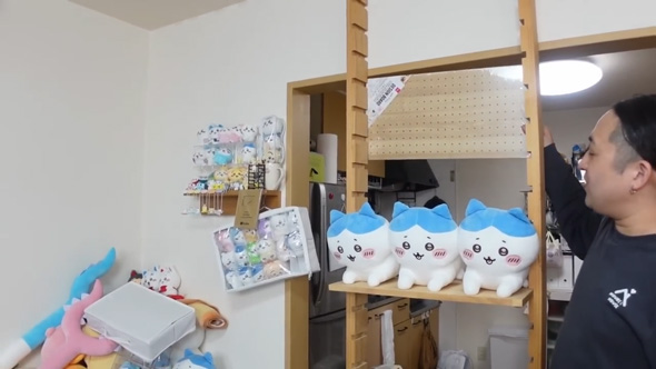 30代 夫妻 ちいかわ 専用棚 DIY 収納棚 ぬいぐるみ