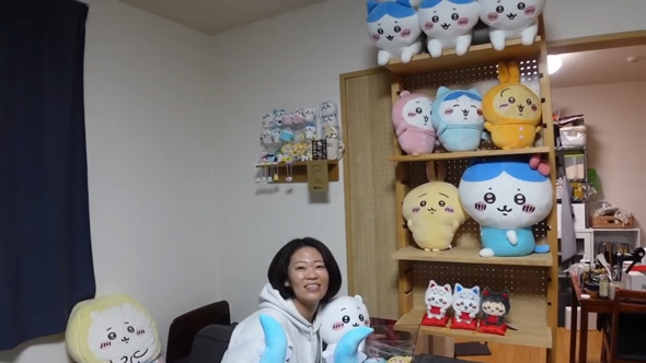 30代 夫妻 ちいかわ 専用棚 DIY 収納棚 ぬいぐるみ