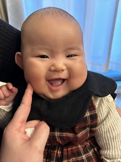 笑顔の赤ちゃん