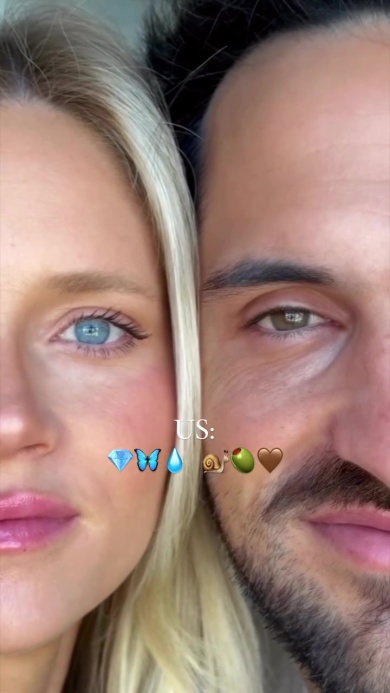 BrookeさんとRhettさんの瞳