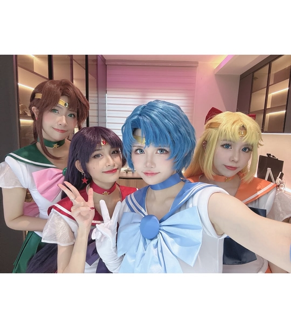 セーラーマーキュリーのコスプレ