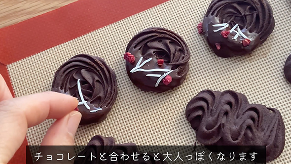 材料2つでできる濃厚チョコクッキー