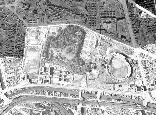 1945〜1950年頃の東京ドーム周辺の写真