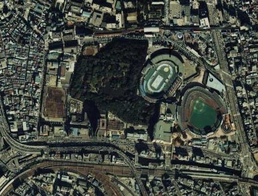 1984〜1986年の東京ドーム周辺の写真