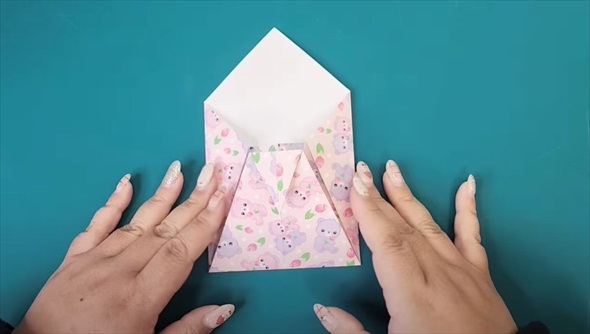 折り紙で大容量ケース