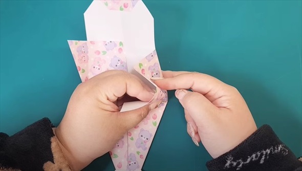 折り紙で大容量ケース