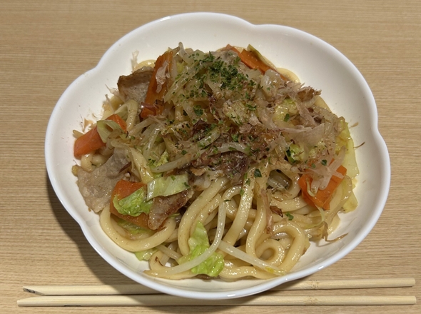 焼きうどんを食べた長男の言葉に思わず“ほっこり”