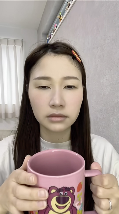 メイクで驚きの変身