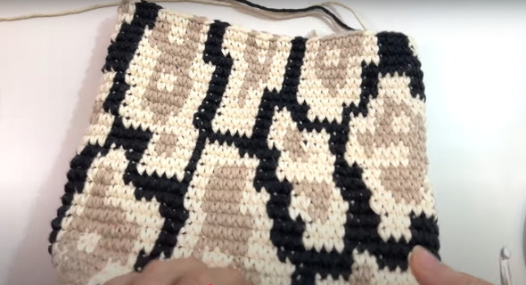 バッグの編み方