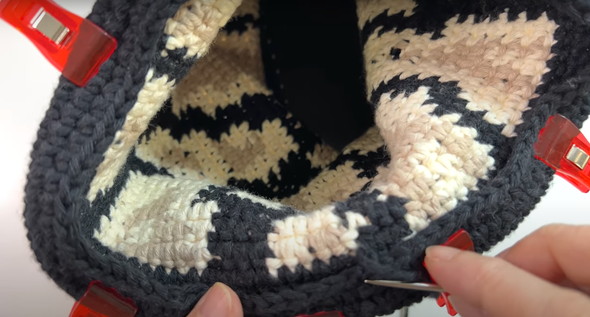 バッグの編み方