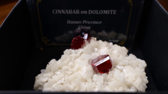 辰砂の結晶